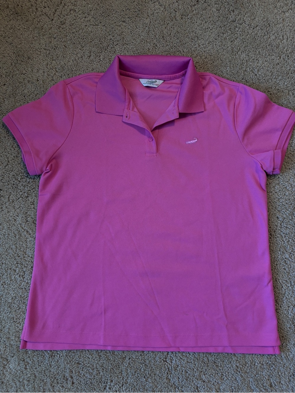 Lacoste Pink Short-Sleeve Polo Top